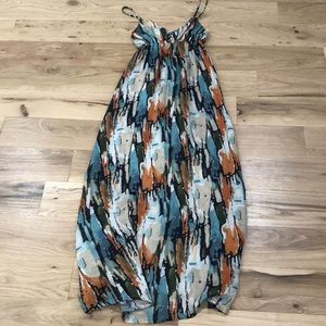 Spaghetti strap maxi dress